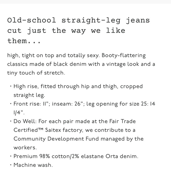 Madewell Classic Straight Jean - Picture 2 of 7